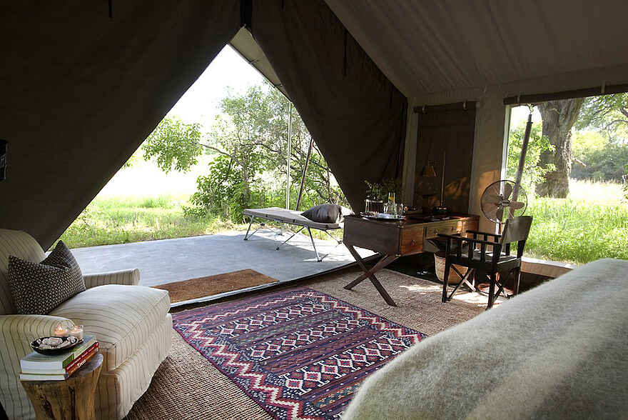 Machaba Camp: Gästezelt Machaba Camp: Gästezelt