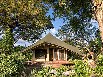 Maxa Camp: Blick auf ein Gästezelt Maxa Camp: Blick auf ein Gästezelt