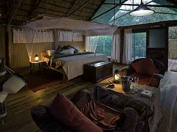 Mvuu Lodge: Gästezelt Mvuu Lodge: Gästezelt