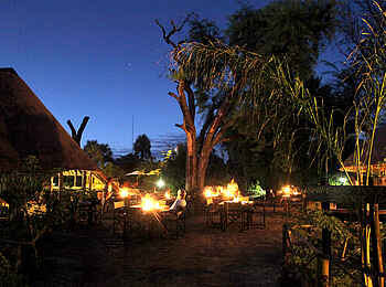 Nata Lodge: Abendessen Nata Lodge: Abendessen