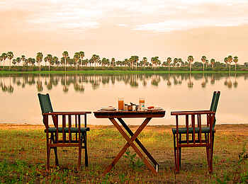 Selous Impala Camp: Buschfrühstück