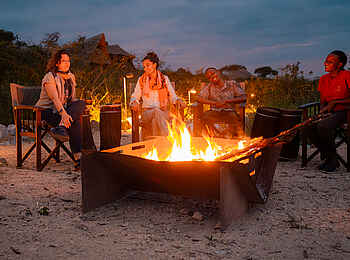 Soroi Cheetah Tented Camp: Feuerstelle