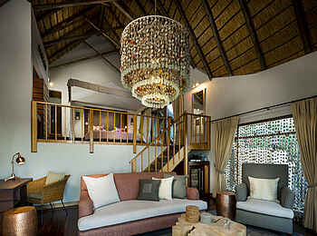 Ulusaba Rock Lodge: Lounge der Master Suite