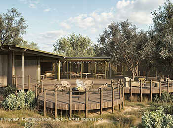 Wilderness Magashi Peninsula: Blick auf den Zentralbereich