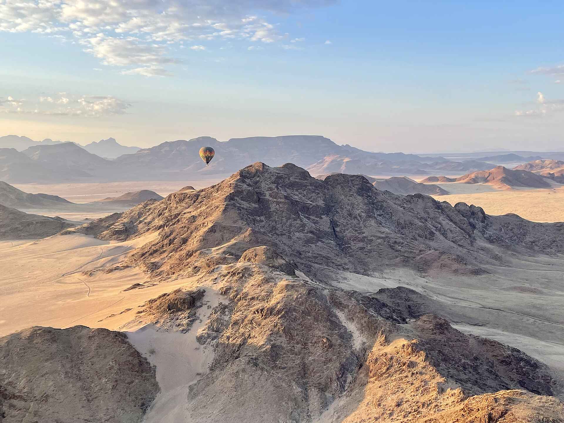 Wolwedans Desert Lodge: Fahrt mit dem Heißluftballon