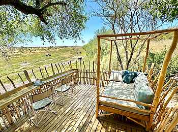 Moela Safari Lodge: Loungeterrasse