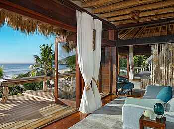 North Island: Fließender Übergang auf die Terrasse