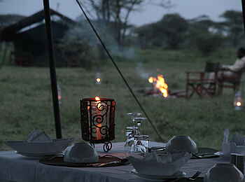 Olaado Camp: Lagerfeuer Olaado Camp: Lagerfeuer