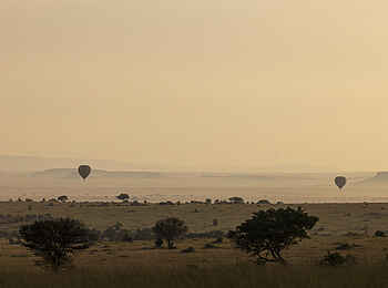 Olakira Migration Camp: Ballonfahrt