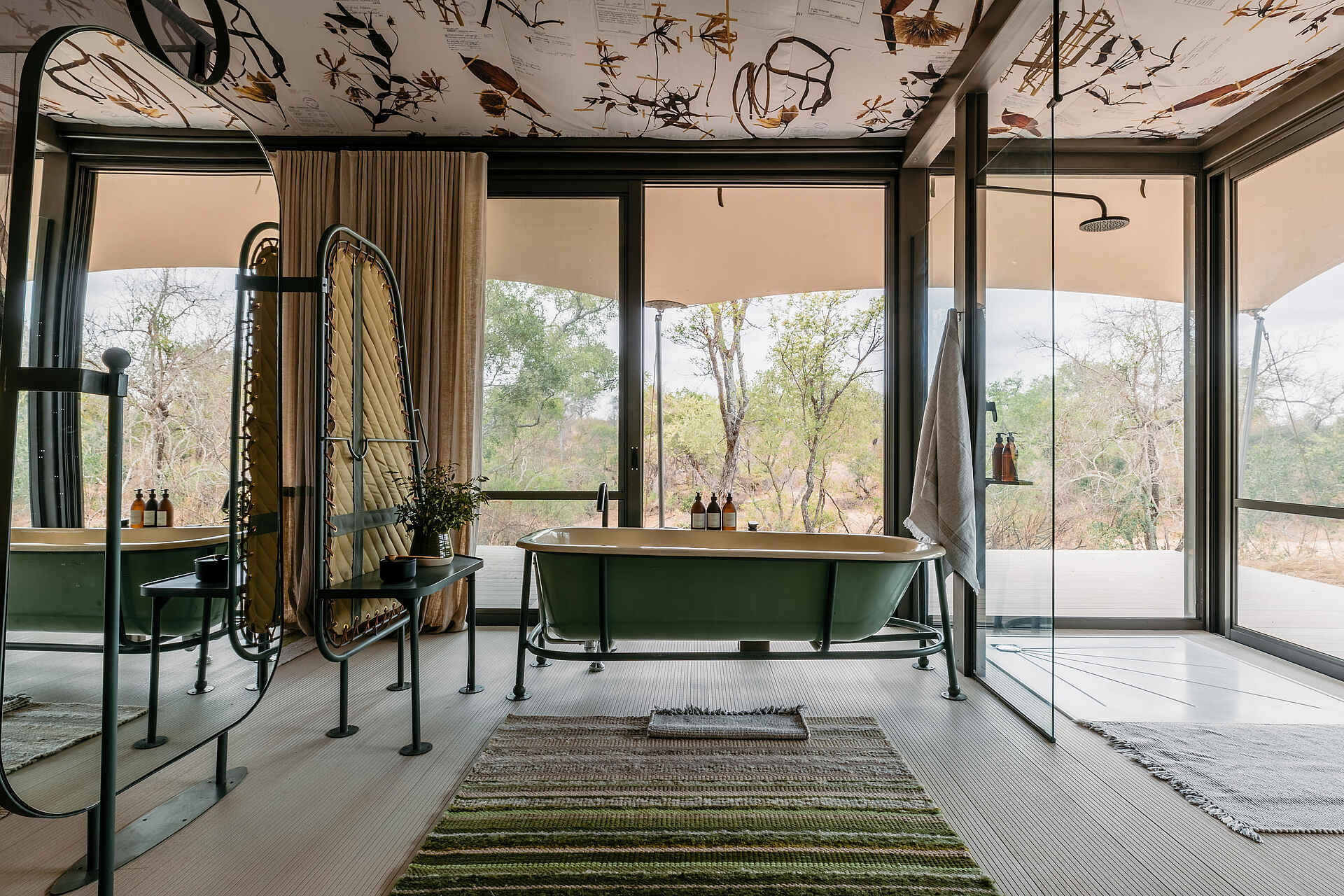 Saseka Tented Camp: Das Badezimmer