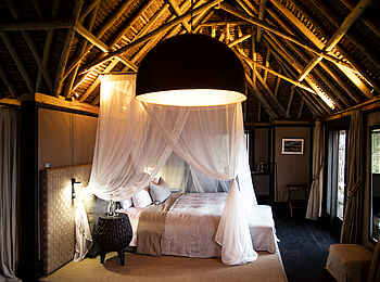 Segera Retreat: Das Doppelbett einer Garden Villa