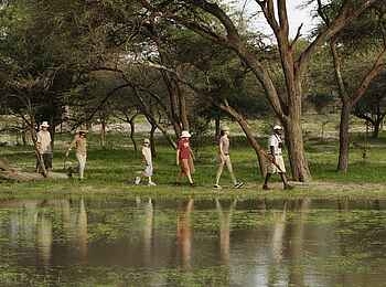 Shinde Lodge: Zu Fuß unterwegs