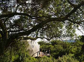 The Highlands Camp: Zugang zu einem Gästedom