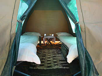 Chilo Ivory Trail Adventure: Einzelbetten im Zelt