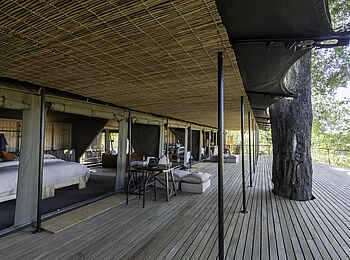 Kiri Camp: Ein Familienzelt mit Veranda Kiri Camp: Ein Familienzelt mit Veranda