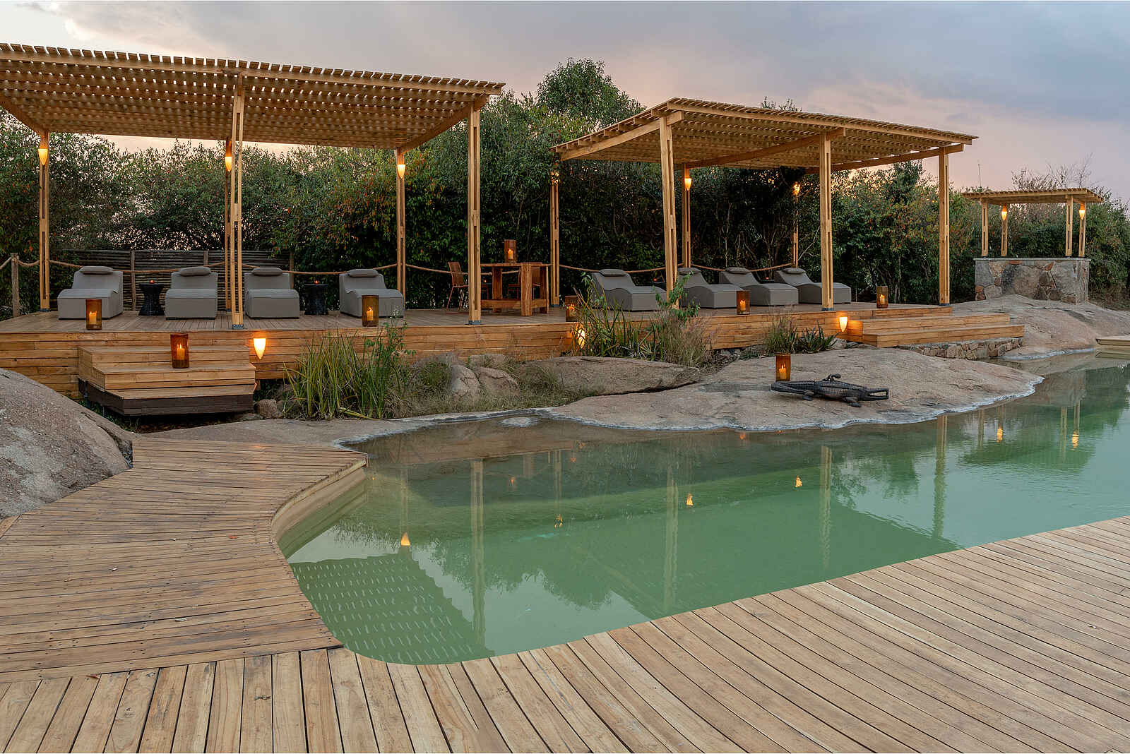 Sayari Camp: Am Pooldeck Sayari Camp: Am Pooldeck