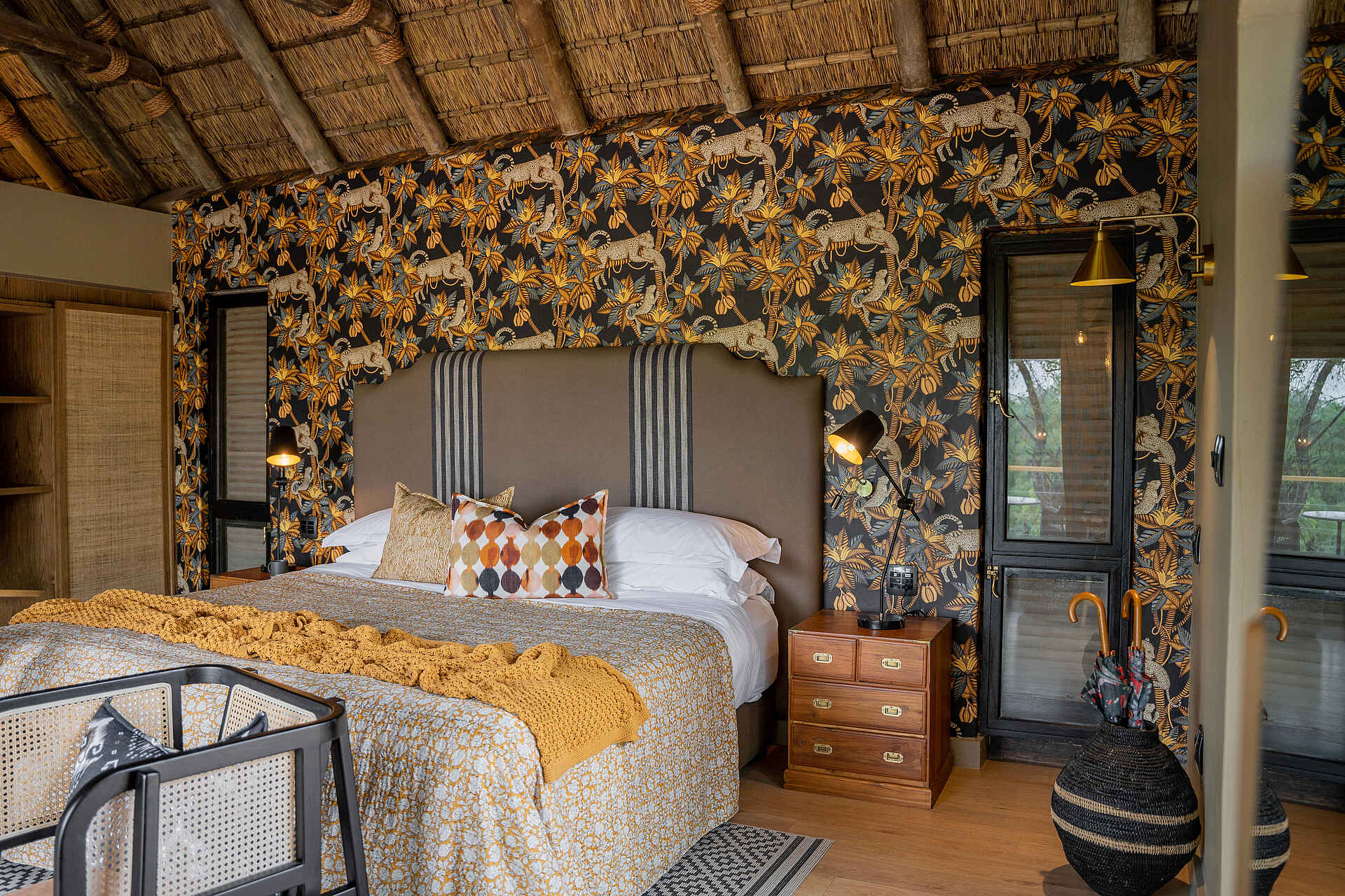 Thornybush Game Lodge: Ein Doppelbett