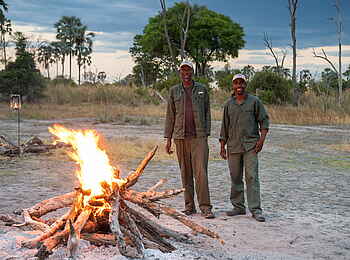 Gomoti Private Camp: Feuerplatz