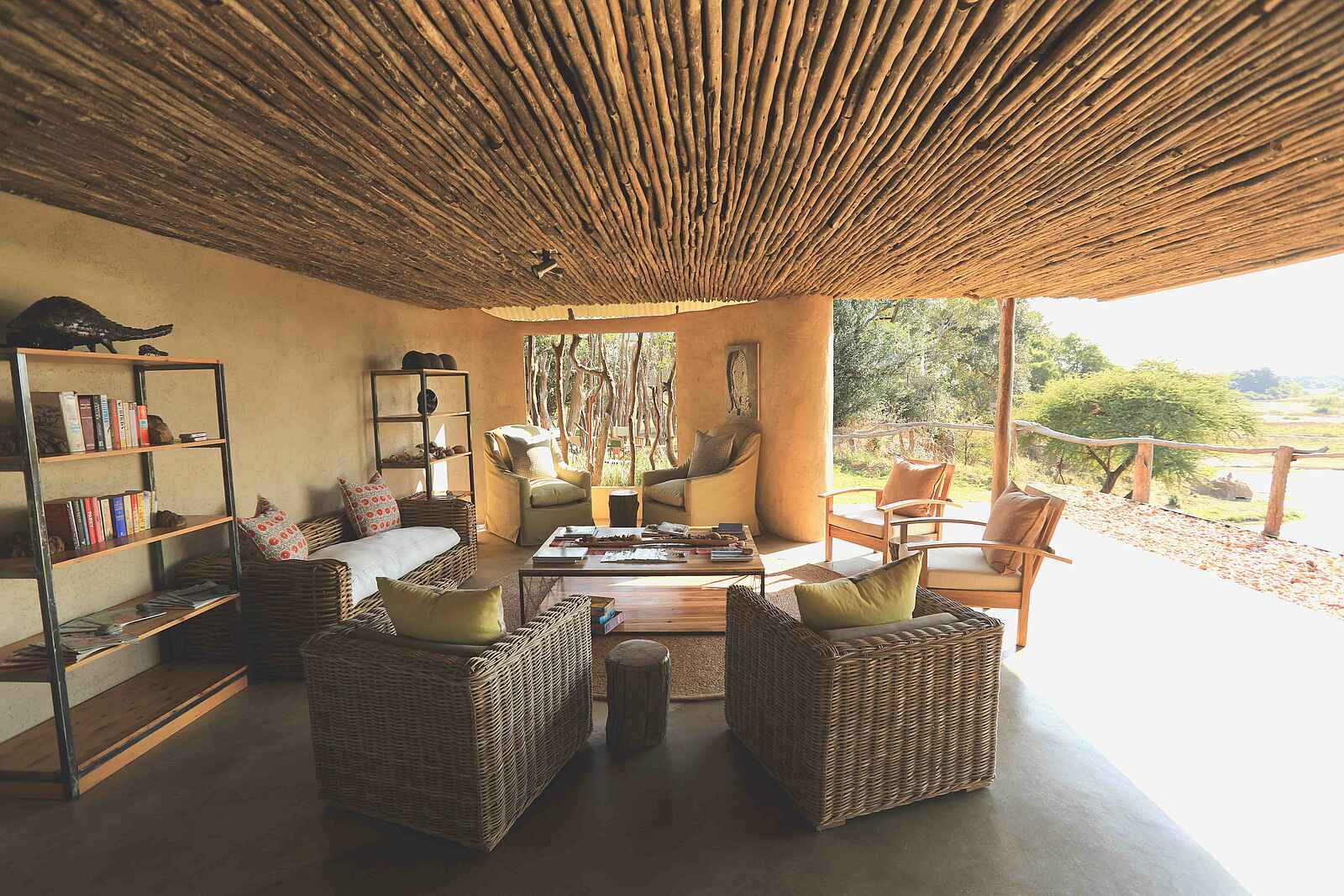 Kavinga Safari Camp: In der Lounge Kavinga Safari Camp: In der Lounge