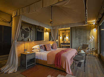 Little Duma Tau Camp: Doppelbett