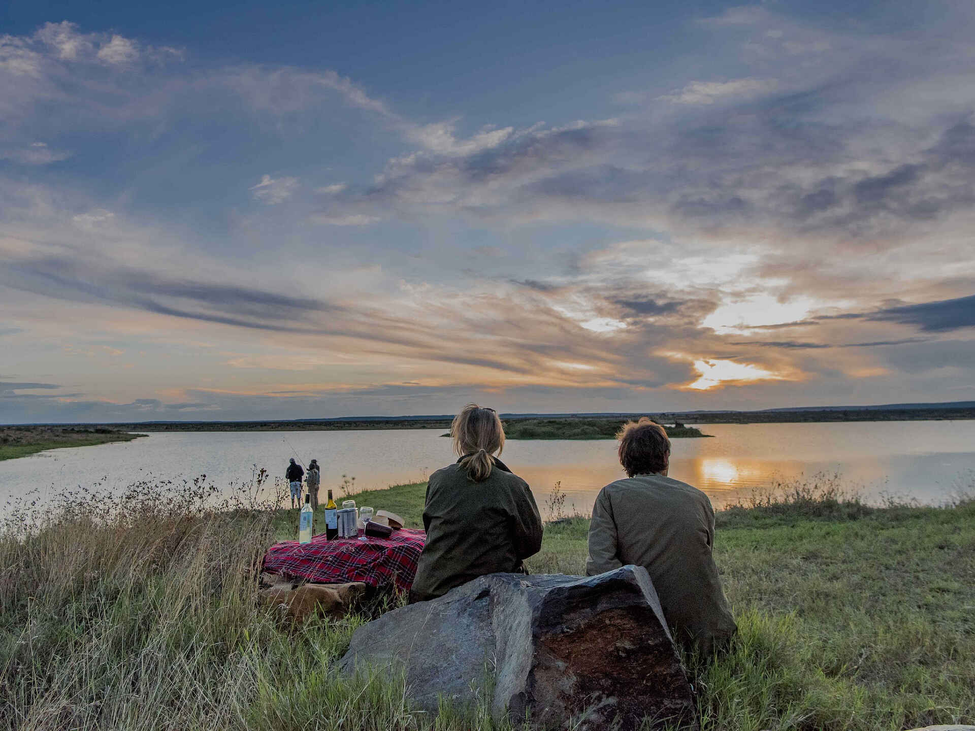 Sundowner-Picknick mit toller Aussicht