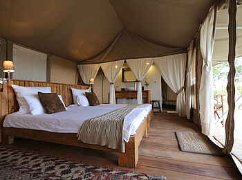 Grumeti Hills Camp: Doppelbett