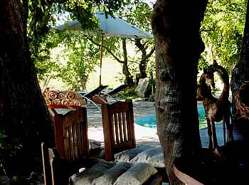 Kafunta River Lodge: Am Swimmingpool