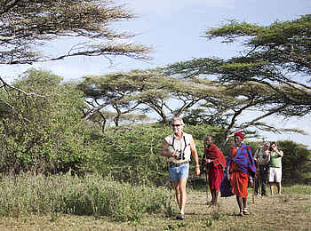 Serian's Serengeti South Camp: Walking Safari