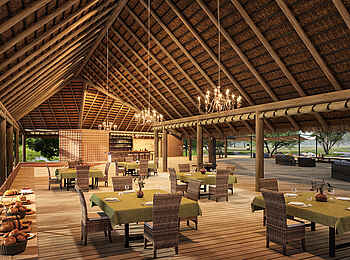 Tumani Tented Camp: Speisebereich