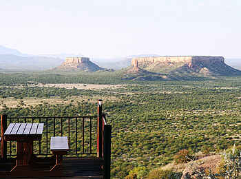 Ugab Terrace Lodge: Blick von der Lodge-Terrasse