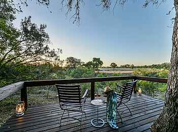 Sabi Sabi Selati Camp: Terrasse der Honeymoon Suite Sabi Sabi Selati Camp: Terrasse der Honeymoon Suite
