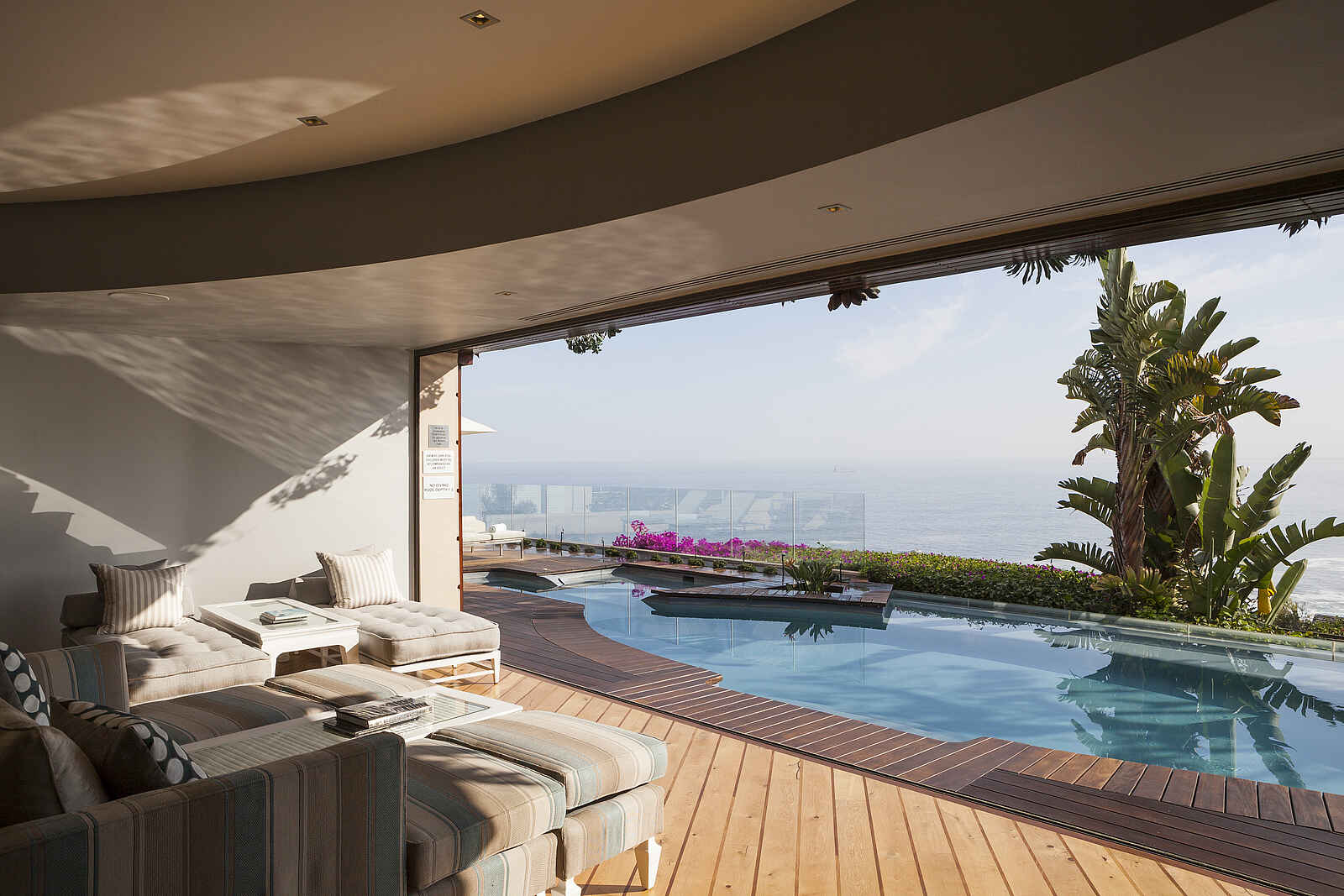 Ellerman House: Blick über den Spa-Pool Ellerman House: Blick über den Spa-Pool