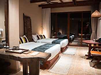 Entikko Safari Lodge: Ein Zweibettzimmer Entikko Safari Lodge: Ein Zweibettzimmer