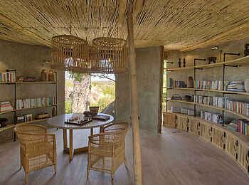 Jabali Private House: In der Bücherei