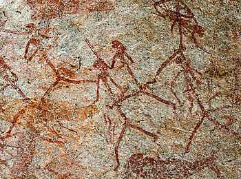 Khayelitshe House: Felsmalereien Khayelitshe House: Felsmalereien