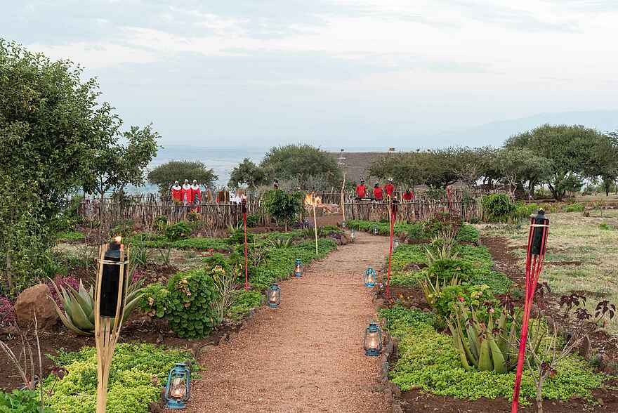 Lake Manyara Kilimamoja Lodge: Boma Dinner Lake Manyara Kilimamoja Lodge: Boma Dinner