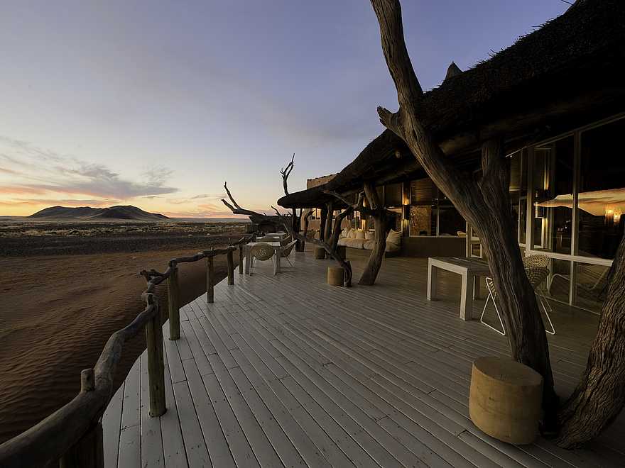 Little Kulala: Sonnenuntergang von der Terrasse aus Little Kulala: Sonnenuntergang von der Terrasse aus