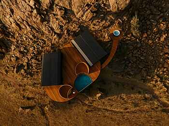 Luna Namib Collection: Luftaufnahme Unterkunft