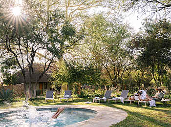 Simbavati Camp George: Der Pool Simbavati Camp George: Der Pool