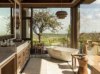 Singita Milele: Badezimmer einer Suite