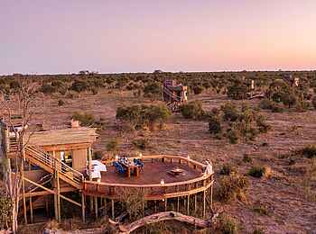 Skybeds: Blick vom Essbereich Skybeds: Blick vom Essbereich