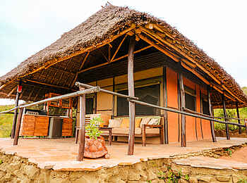 Soroi Leopards Lair Cottages: Außenansicht Cottage