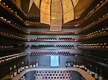 GweGwe Beach Lodge: Große Weinauswahl