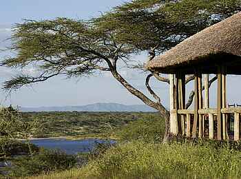 Lake Masek Tented Camp: Ausblick der Lodge