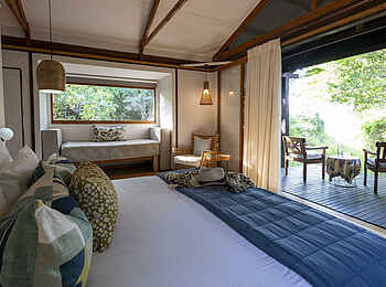 Makakatana Bay Lodge: Eine Suite mit Terrasse Makakatana Bay Lodge: Eine Suite mit Terrasse