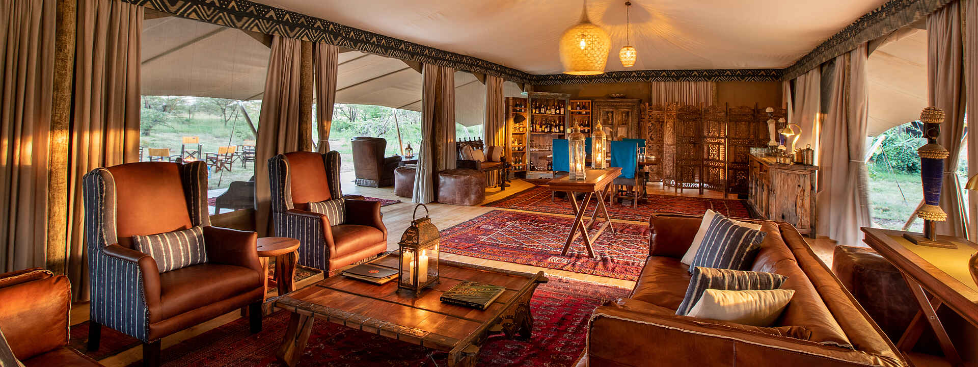 Mara Expedition Camp: Die große Lounge