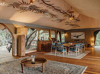 Mara Toto Tree Camp: Der Essbereich