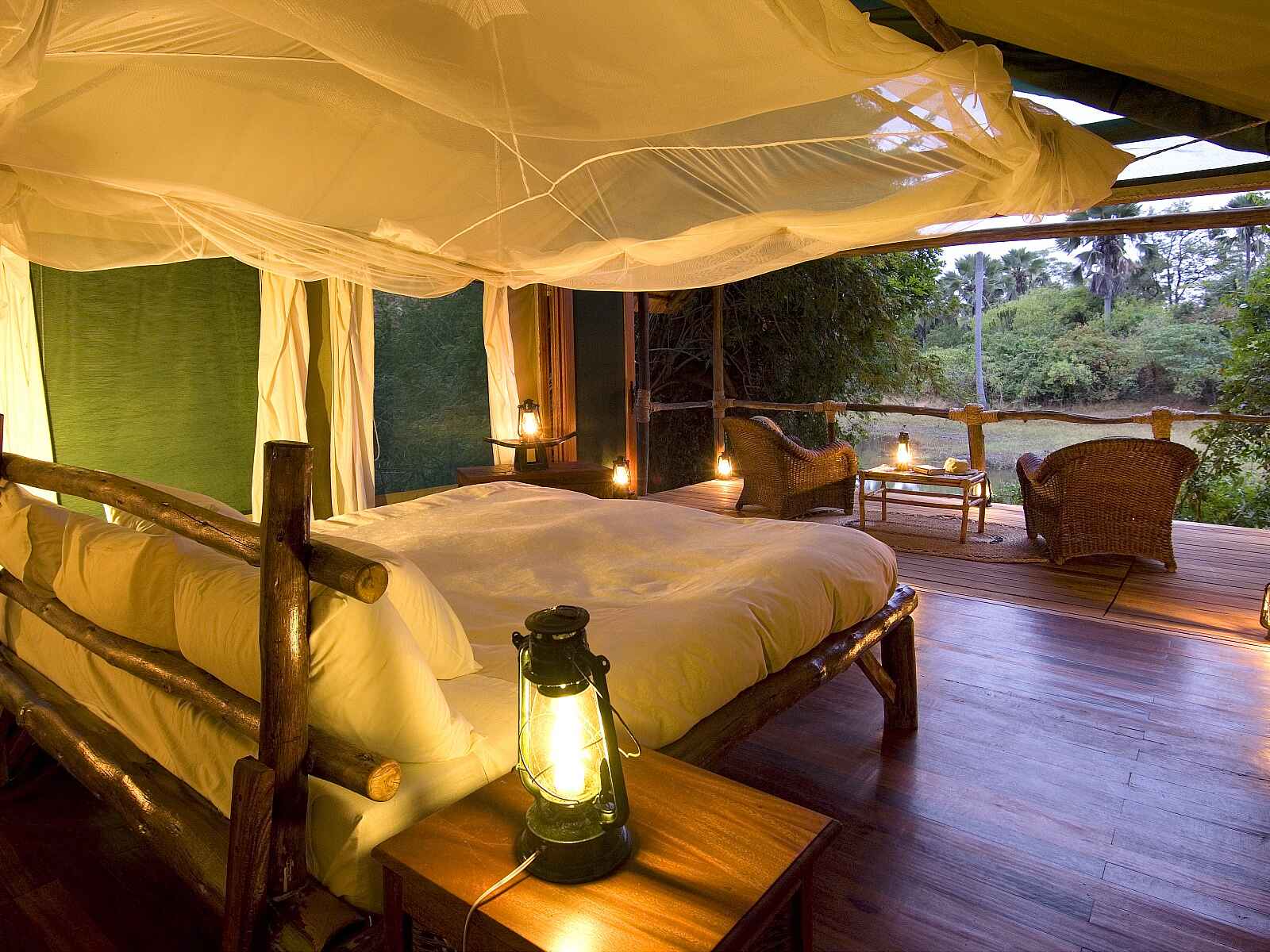Mvuu Lodge: Schlafzimmer mit Aussicht Mvuu Lodge: Schlafzimmer mit Aussicht