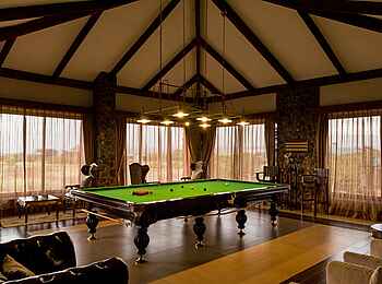 Ngorongoro O'ldeani Mountain Lodge: Billiardzimmer