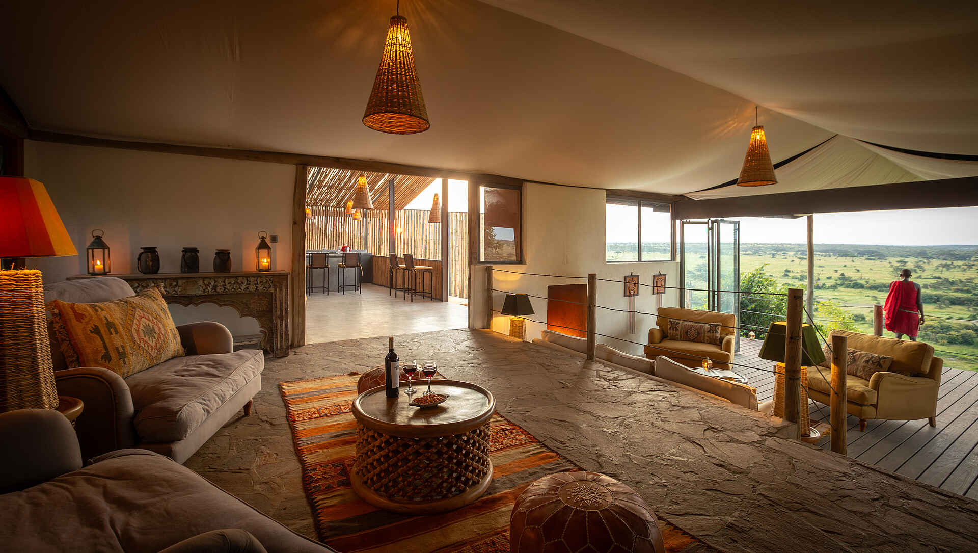 Saruni Eagle View: Die Lounge